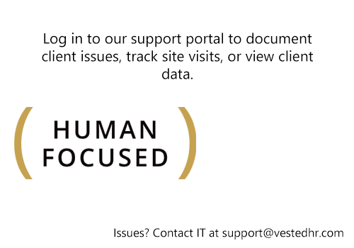 Login to Vested HR ClientSpace